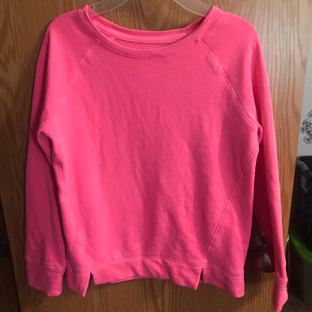 Soft pink crew hoodie